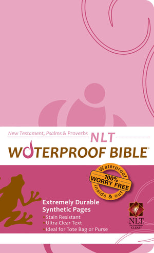 Waterproof New Testament With Psalms And Proverbsnltpink,Used