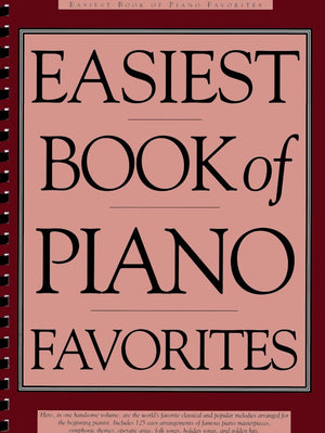 Easiest Book of Piano Favorites,Used