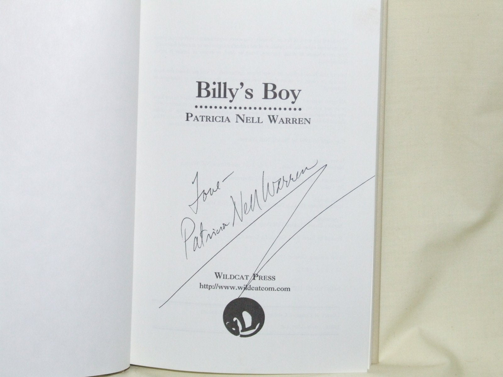 Billy'S Boy,New