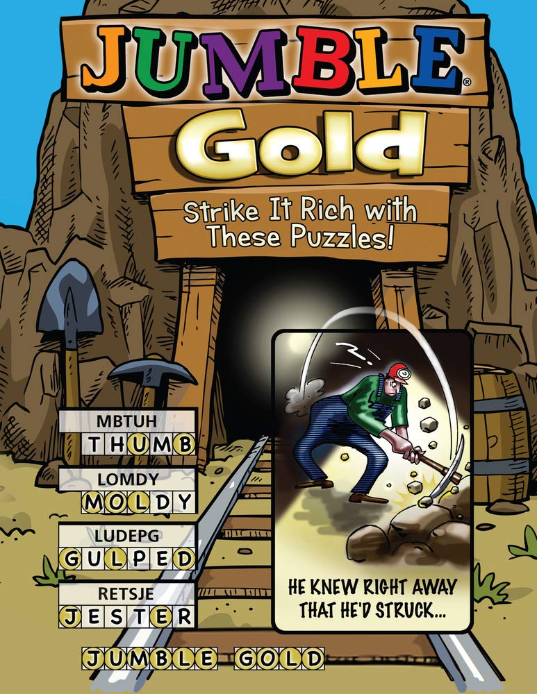Jumble Gold: Strike It Rich with These Puzzles! (Jumbles),Used