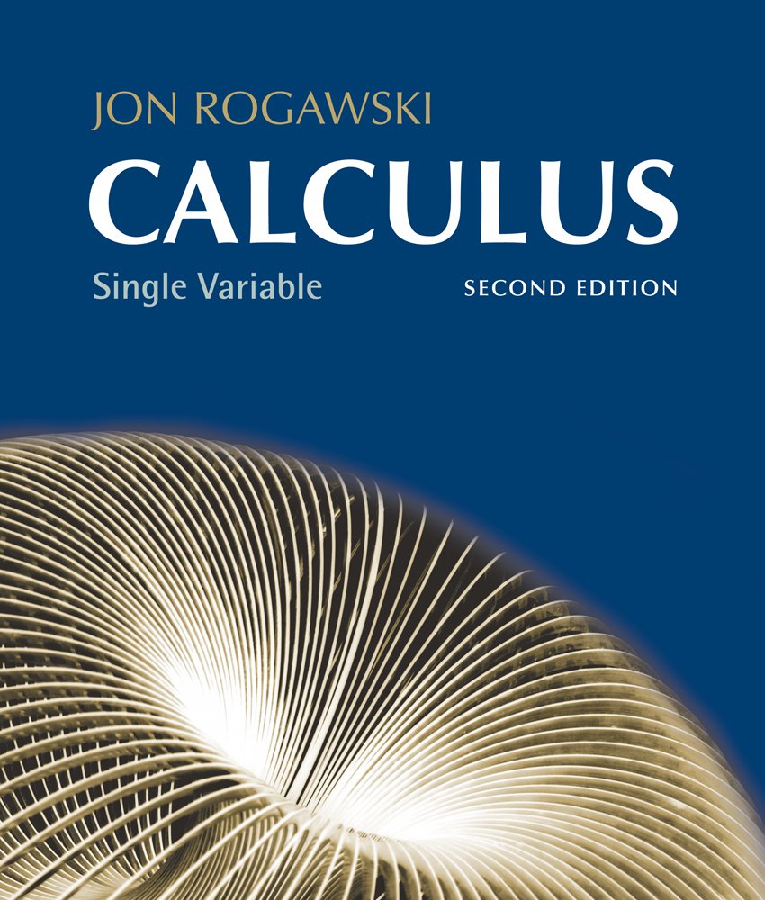 Single Variable Calculus (Paper): Chapters 112,Used