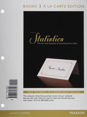 Statistics, Books a la Carte Edition plus NEW MyStatLab with Pearson eText Access Card Package (3rd Edition),Used