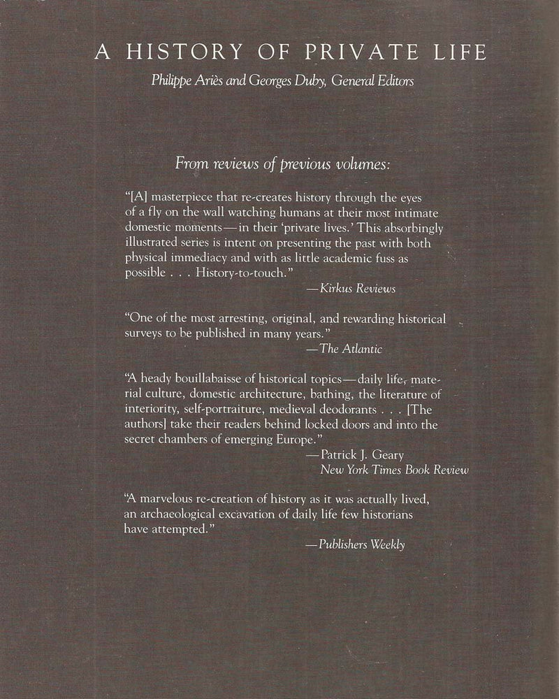 A History of Private Life, Volume III, Passions of the Renaissance,Used