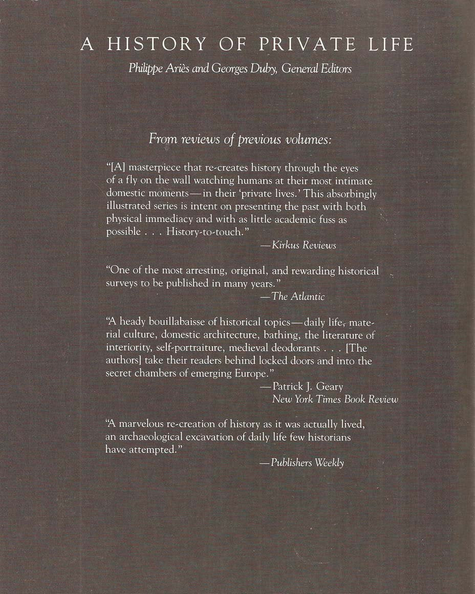 A History of Private Life, Volume III, Passions of the Renaissance,Used