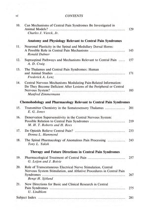 Pain and Central Nervous System Disease: The Central Pain Syndromes (BristolMyers/Squibb Symposium on Pain Research Series, No ,Used