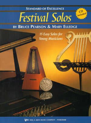 W37BS  Standard of Excellence  Festival Solos Book/CD Book 2  Tuba,Used