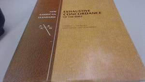 New American Standard Exhaustive Concordance of the Bible/HebrewAramaic and Greek Dictionaries,Used