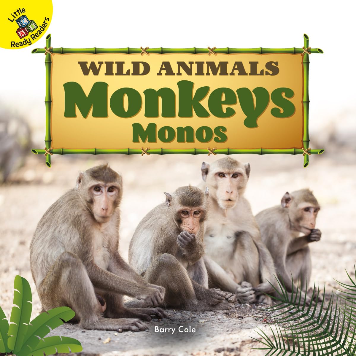 Rourke Educational Media Wild Animals Monkeys, Ages 0  1 (English and Spanish Edition),Used