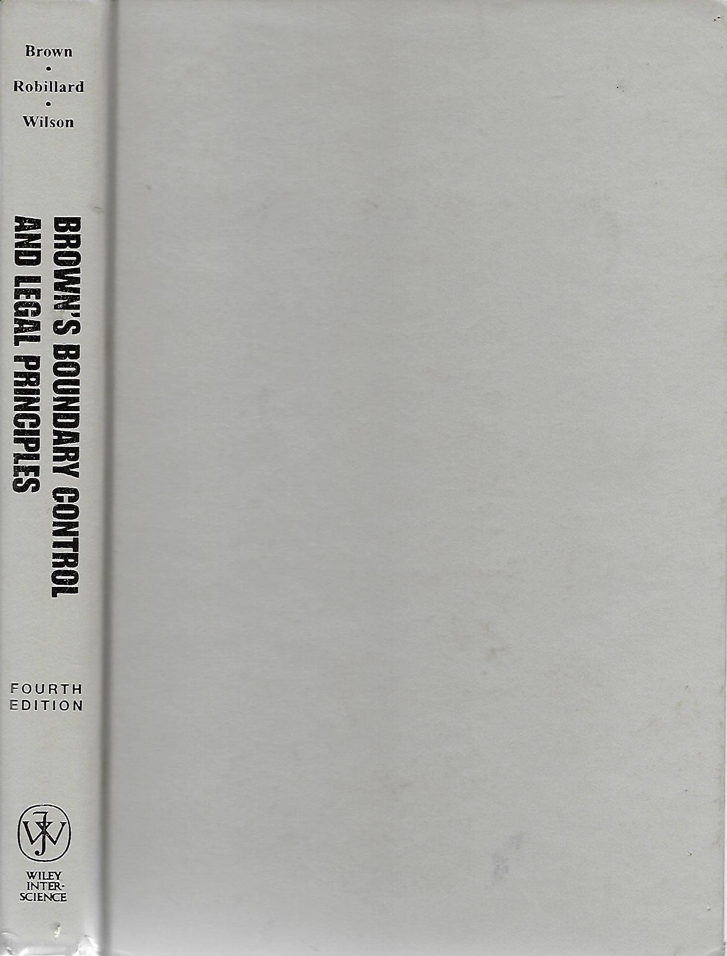 Brown'S Boundary Control And Legal Principles