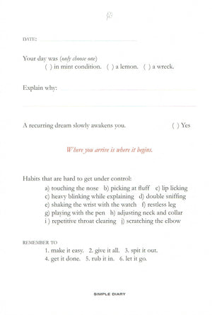 Keel'S Simple Diary Brown (1)