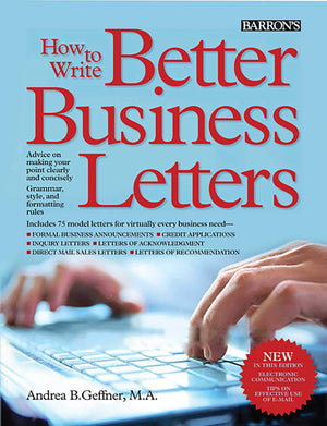 How To Write Better Business Letters (Barron'S How To Write Better Business Letters),Used