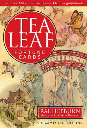 Tea Leaf Fortune Cards: 200 Round Divination Cards and 98page Illustrated Guidebook for Reading Tea Leaves (Tasseomancy) and Fo,New