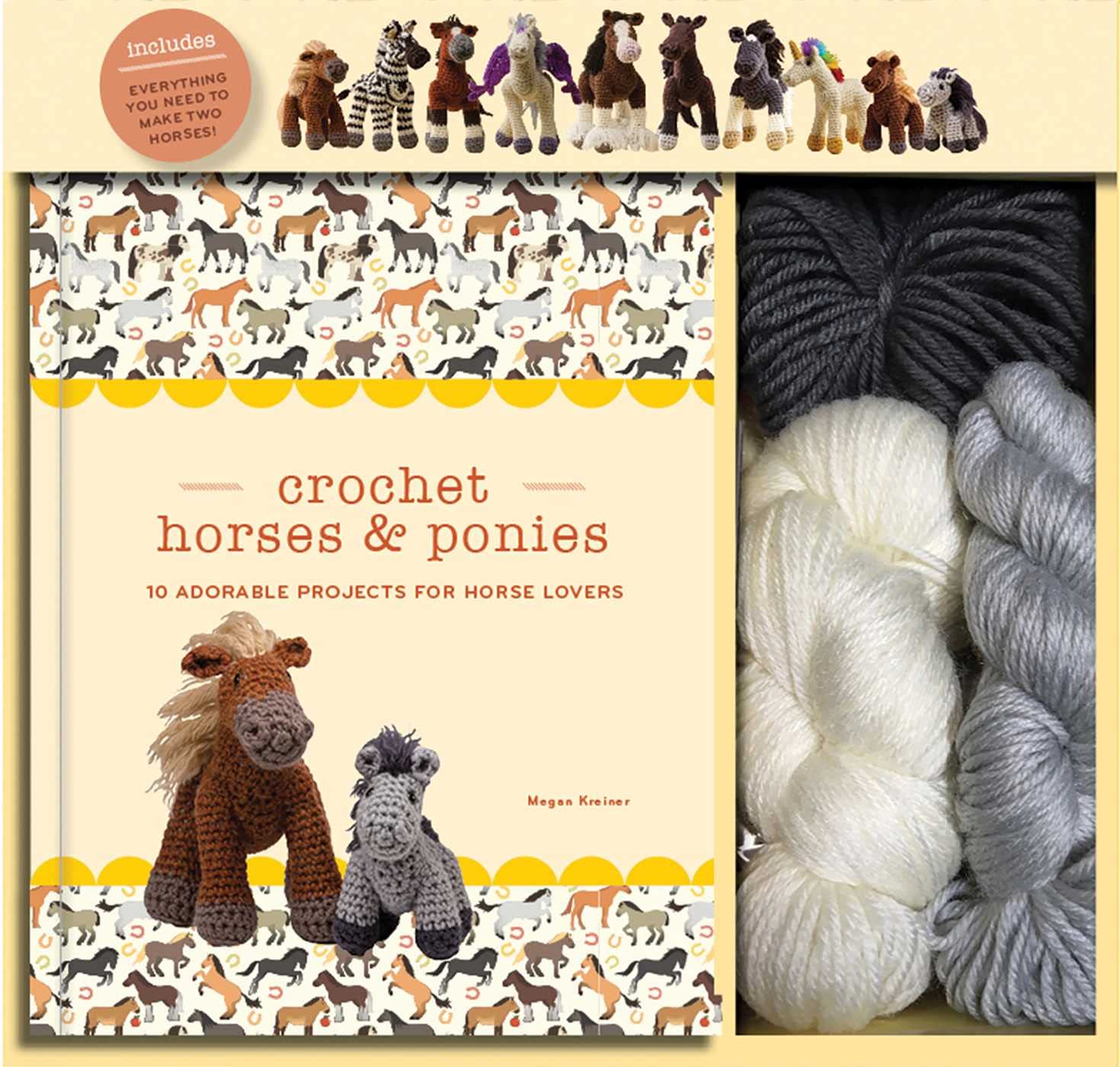 Crochet Horses & Ponies: 10 Adorable Projects for Horse Lovers (Crochet Kits)