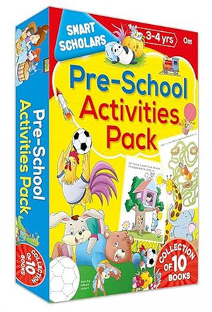 Activity Book : Pre-School Activities Pack ( Collection Of 10 Books) (Smart Scholars)