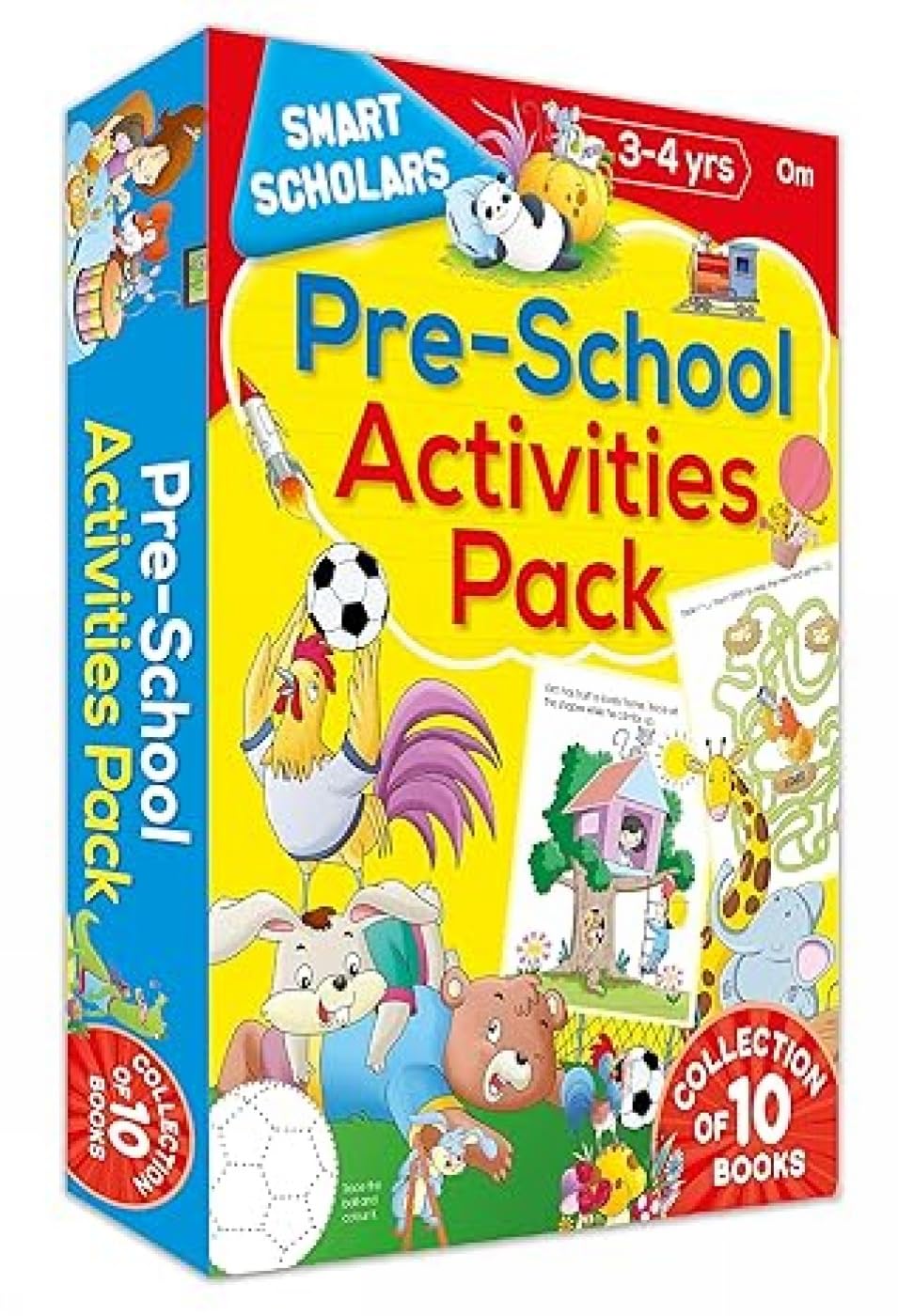 Activity Book : Pre-School Activities Pack ( Collection Of 10 Books) (Smart Scholars)