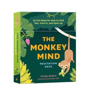 The Monkey Mind Meditation Deck: 30 Fun Ways for Kids to Chill Out, Tune In, and Open Up,Used