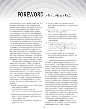 Differentiation for Gifted Learners: Going Beyond the Basics (Free Spirit Professional),Used