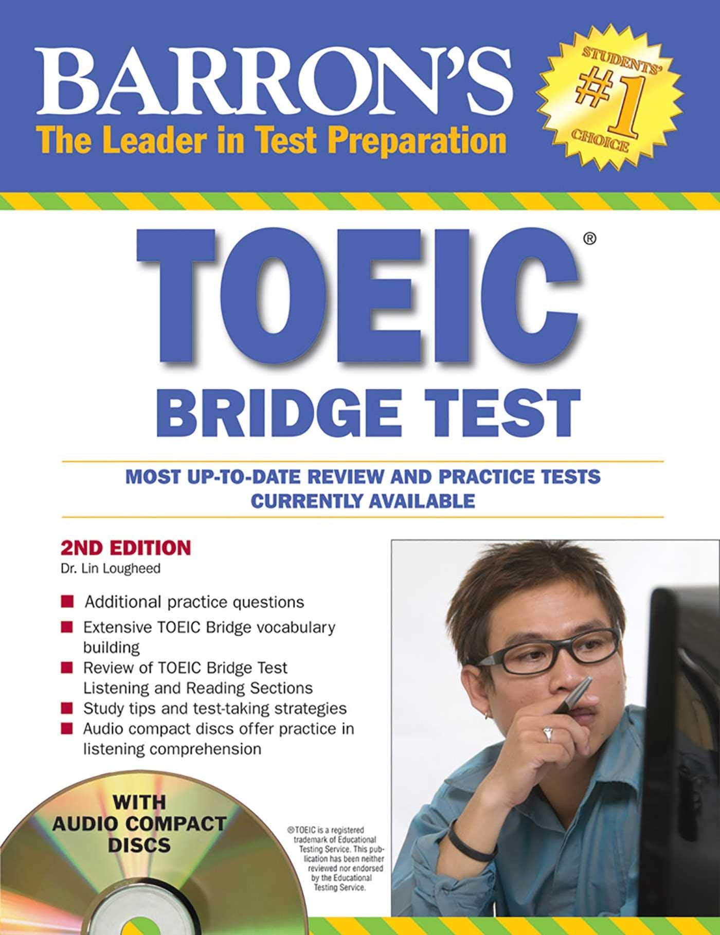 Barron's TOEIC Bridge Test with Audio CDs: Test of English for International Communication,New