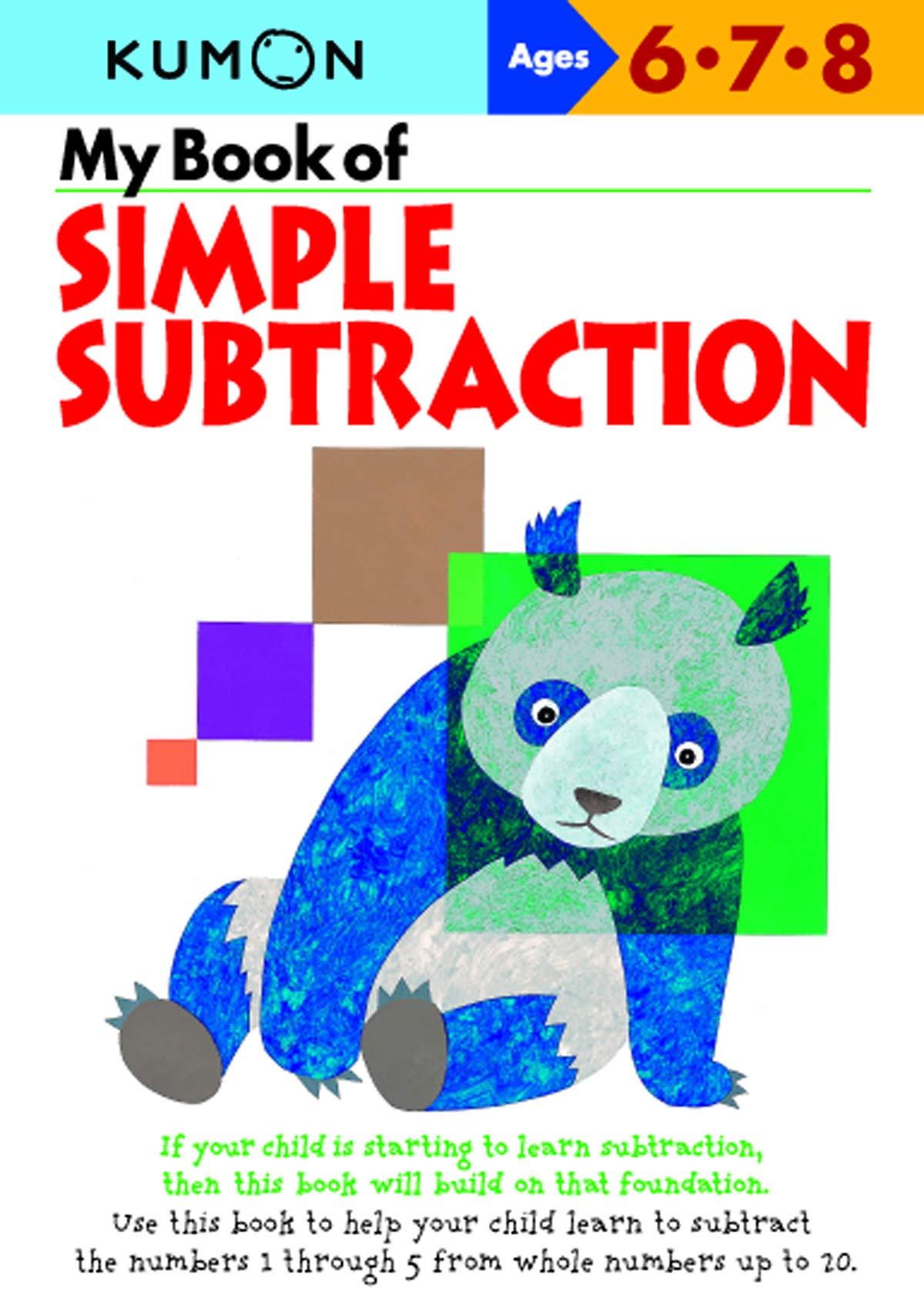My Book of Simple Subtraction (Kumon Workbooks),Used