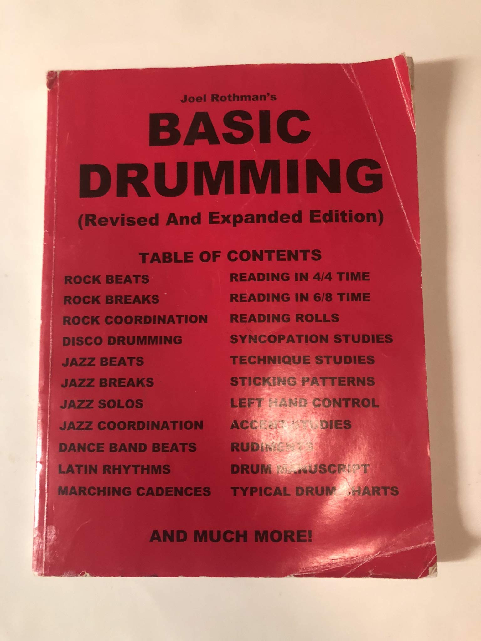 Joel Rothman's Basic Drumming, Revised and Expanded Edition,Used