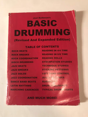 Joel Rothman's Basic Drumming, Revised and Expanded Edition,Used