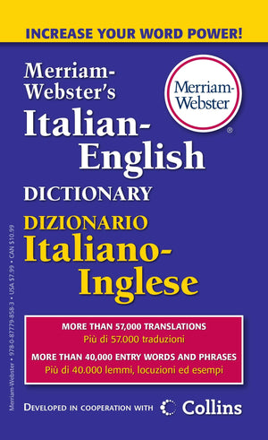 MerriamWebsters ItalianEnglish Dictionary (English, Italian and Multilingual Edition),Used