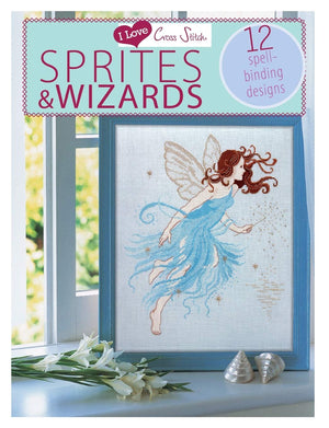 I Love Cross Stitch  Sprites & Wizards: 12 Spellbinding designs,Used