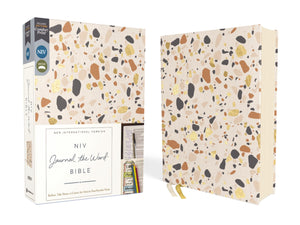 Niv, Journal The Word Bible (Perfect For Notetaking), Cloth Over Board, Cream, Red Letter, Comfort Print: Reflect, Take Notes, ,Used