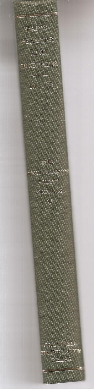 The Paris Psalter And The Meters Of Boethius,New