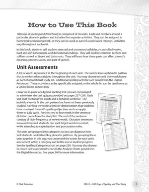 180 Days?: Reading, Vocabulary/Language for 6th Grade Practice Workbook for Classroom and Home, Cool and Fun Practice Created by,Used