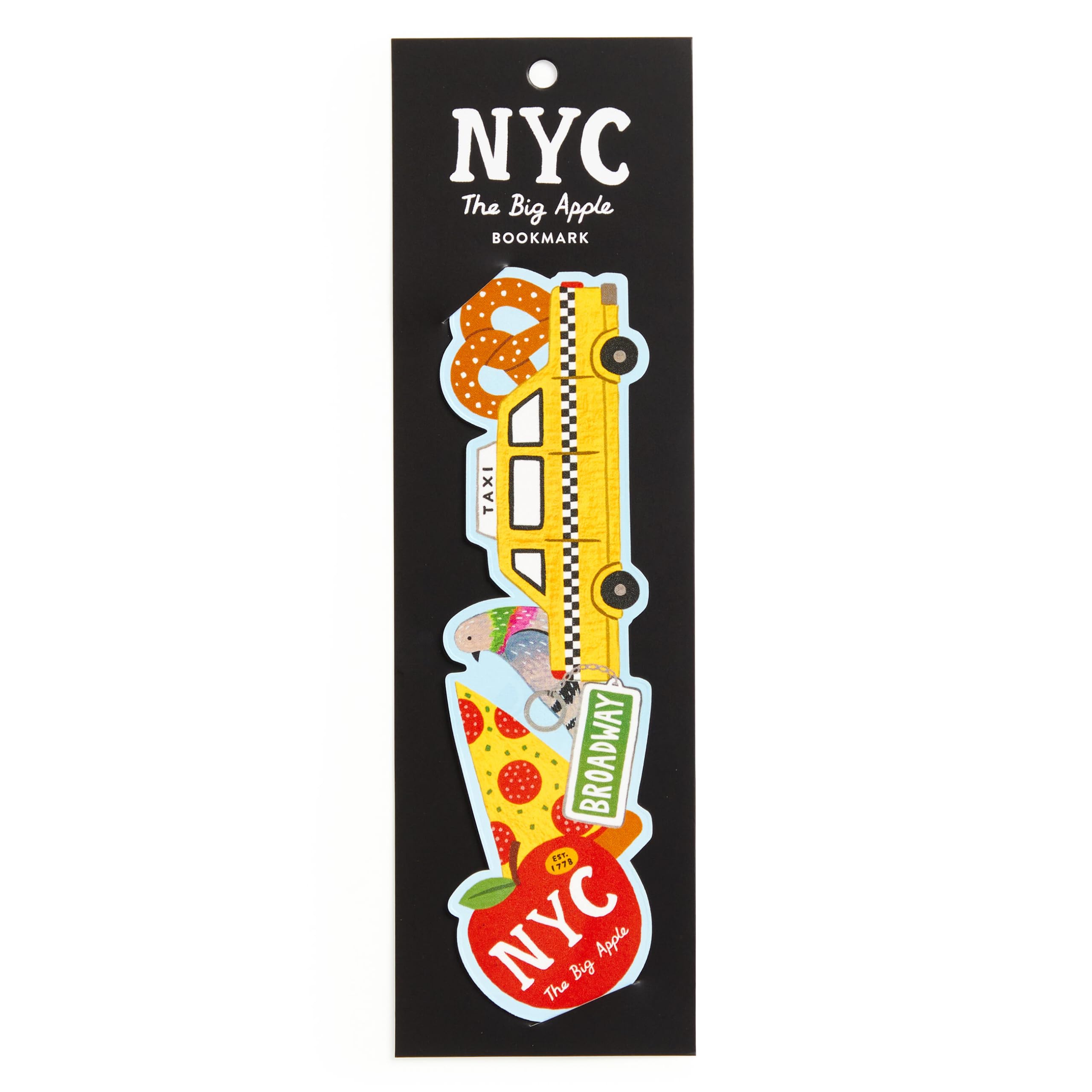 Galison Big Apple  Paper Bookmark Featuring New York City Artwork For Reading Enthusiasts