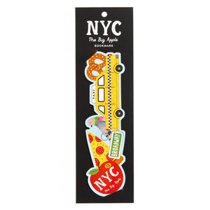 Galison Big Apple  Paper Bookmark Featuring New York City Artwork For Reading Enthusiasts