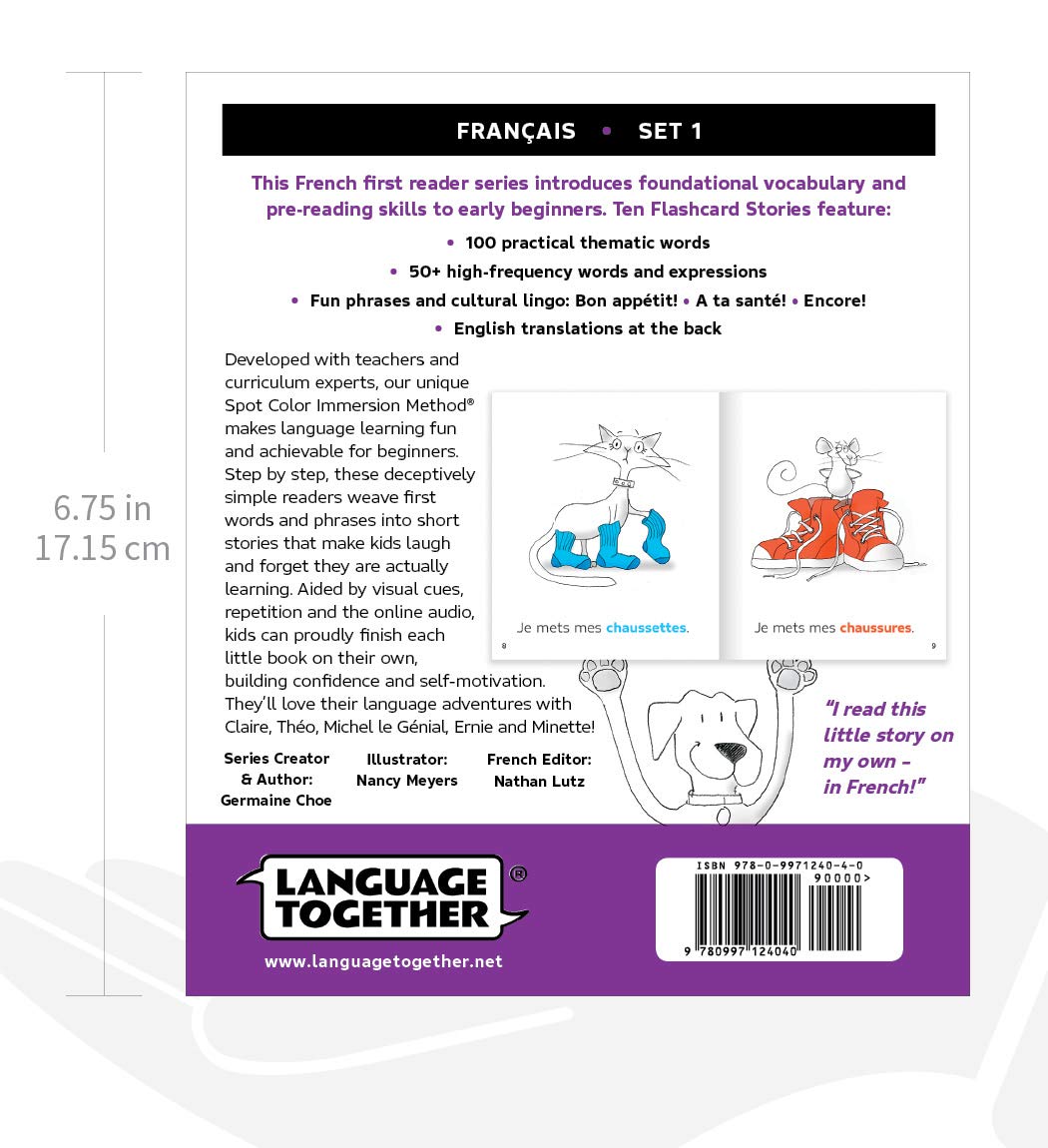 French For Kids Set 1: Beginning Books Pack  10 First Readers With Online Audio  Start Learning French The Fun, Easy Way (Ages ,Used