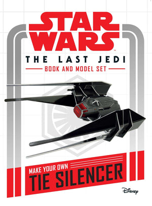 Star Wars: The Last Jedi Book and Model: Make Your Own Tie Silencer,Used