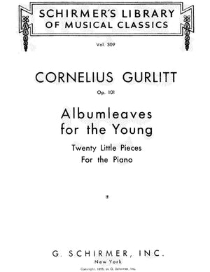 Albumleaves For The Young, Op. 101: Schirmer Library Of Classics Volume 309 Piano Solo (Schirmer'S Library Of Musical Classics)