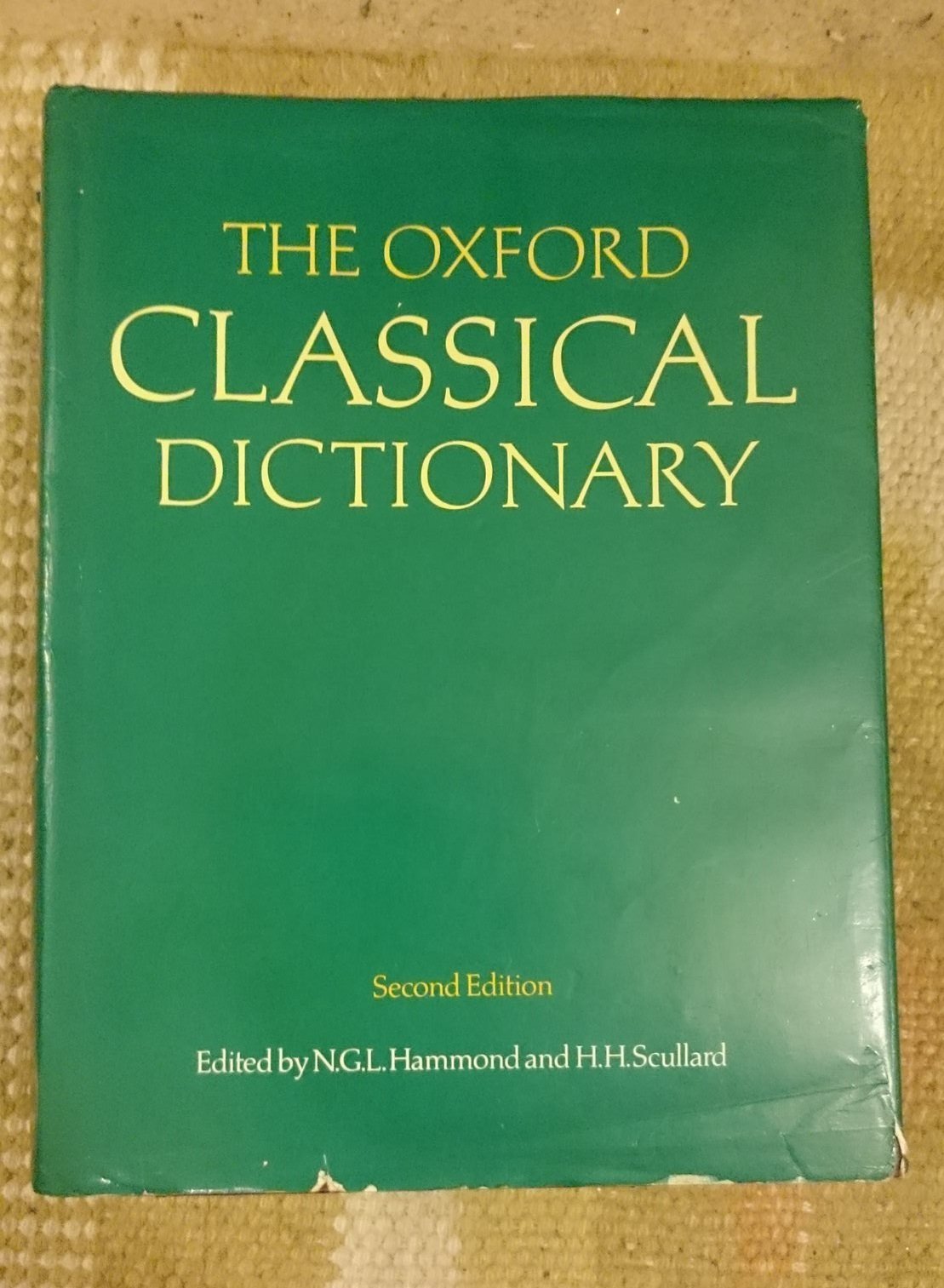 The Oxford Classical Dictionary, 2nd Edition,New
