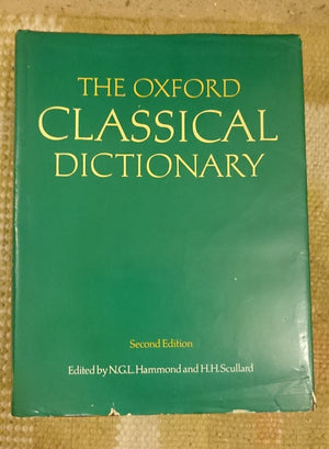 The Oxford Classical Dictionary, 2nd Edition,New