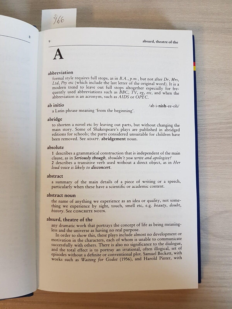 The Cassell Dictionary of Literary and Language Terms,Used