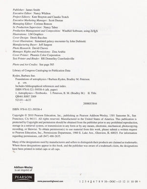 Foundations Of Astrophysics