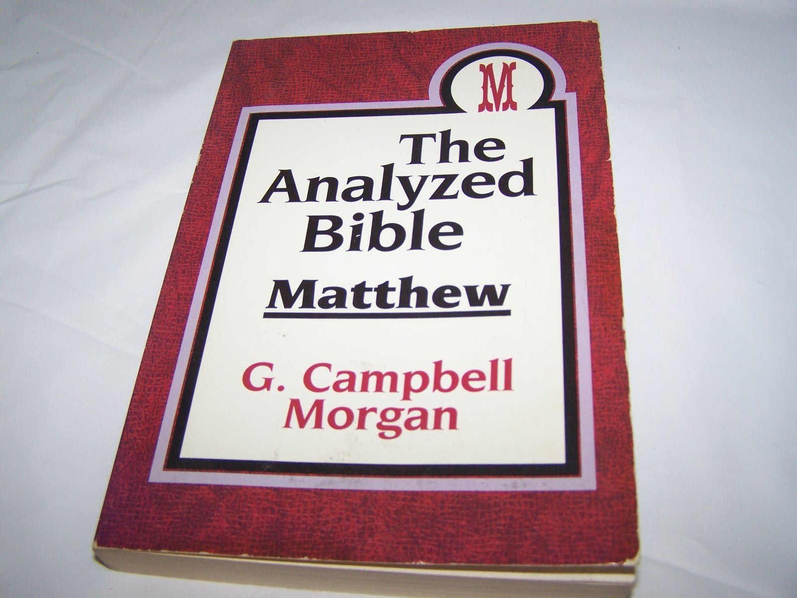 The Analyzed Bible: Matthew (Morgan),Used