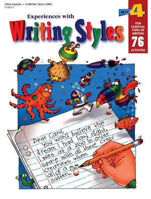 Experiences With Writing Styles: Reproducible Grade 4,Used