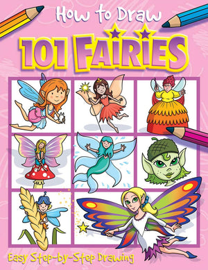 How to Draw 101 Fairies,New