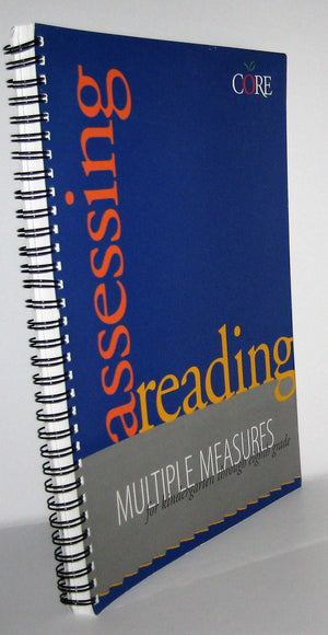Assessing Reading: Multiple Measures for Kindergarten Through Eighth Grade (Core Literacy Training Series),Used