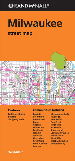 Rand Mcnally Folded Map: Milwaukee Street Map