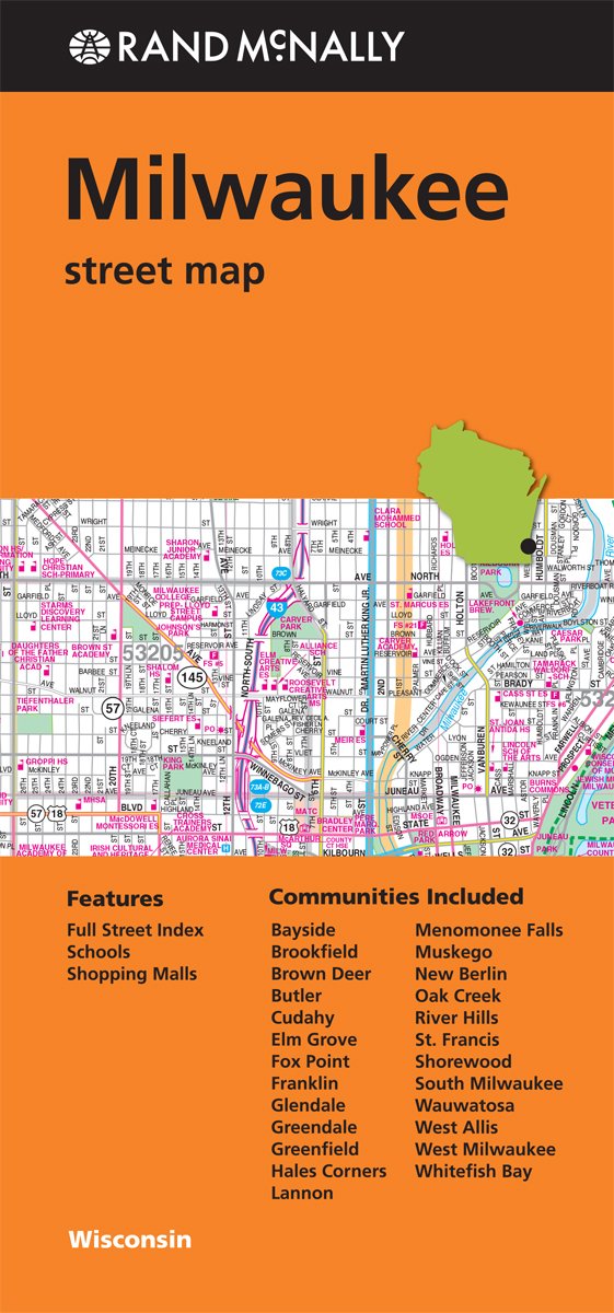 Rand Mcnally Folded Map: Milwaukee Street Map