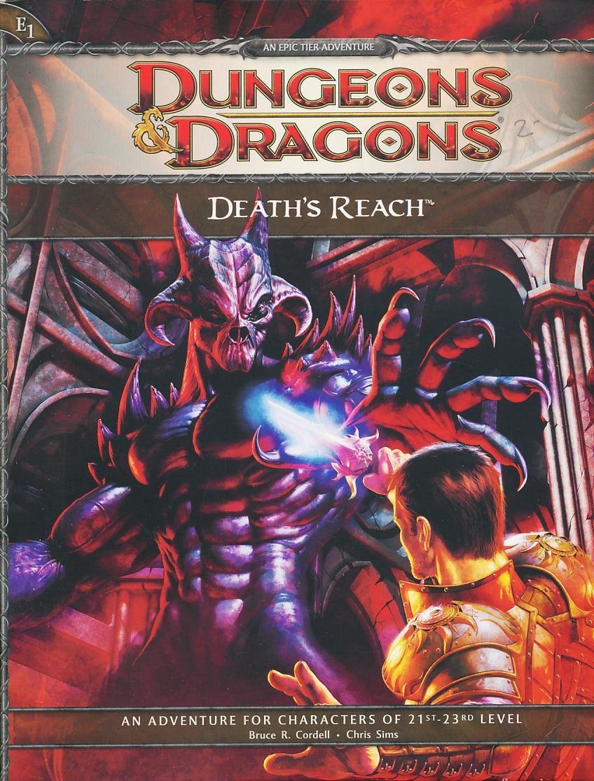 Death's Reach: Adventure E1 for 4th Edition D&D (D&D Adventure),Used