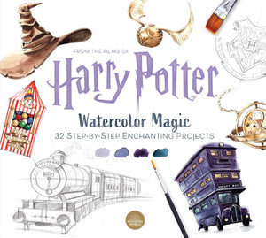 Harry Potter Watercolor Magic: 32 Stepbystep Enchanting Projects (Harry Potter Crafts, Gifts For Harry Potter Fans),New