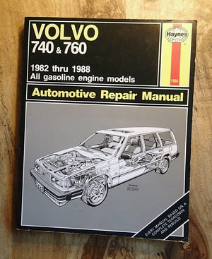 Volvo 740 & 760, 19821988, All Gasoline Engine Models (Automotive Repair Manual),Used