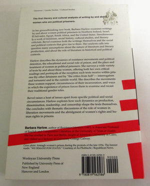 Barred: Women, Writing, and Political Detention,Used
