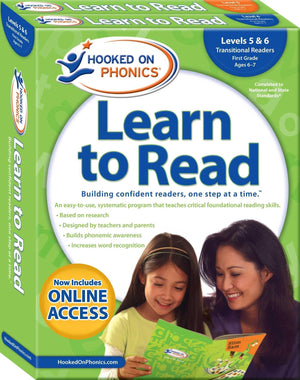 Hooked on Phonics Learn to Read  Levels 5&6 Complete: Transitional Readers (First Grade  Ages 67) (3) (Learn to Read Complete ,New